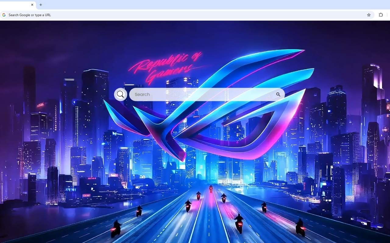Republic of Gamers Neon Live Wallpaper